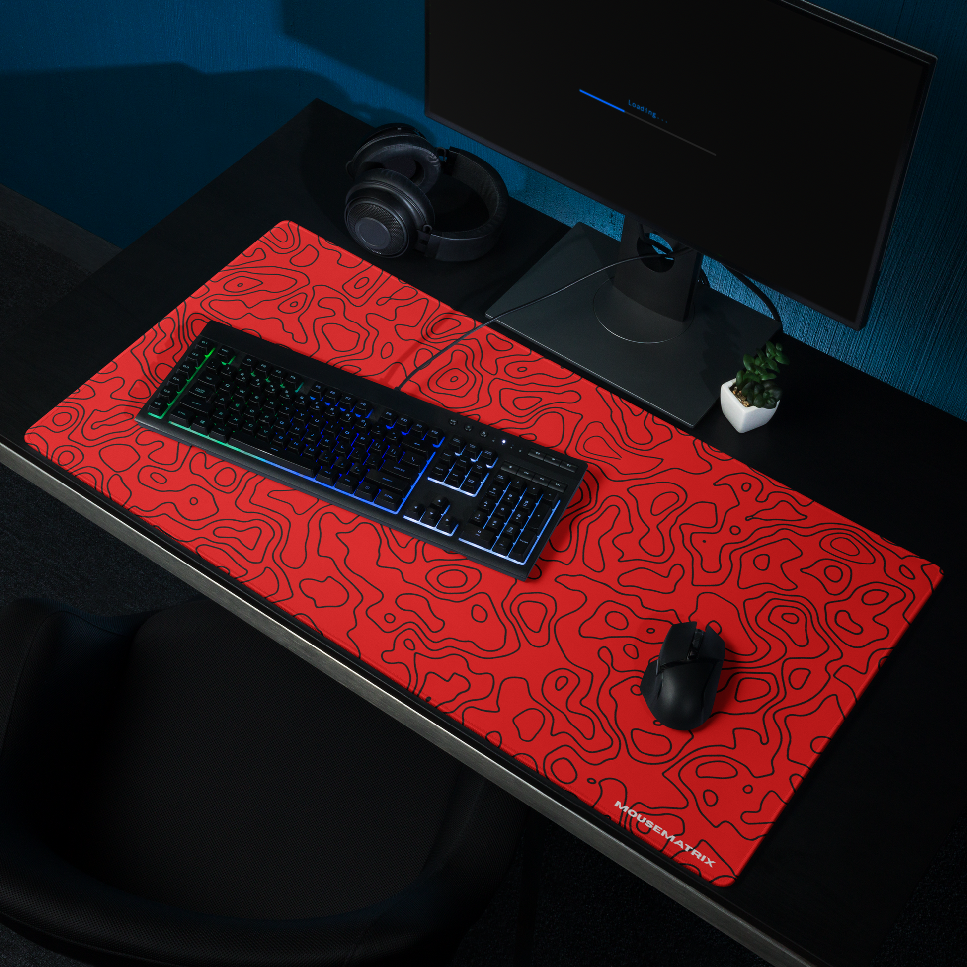 Red Topo Mouse Pad